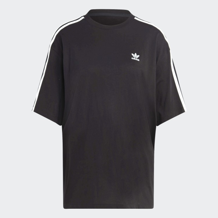 Camiseta Oversized Preta Adicolor Classics Da Adidas