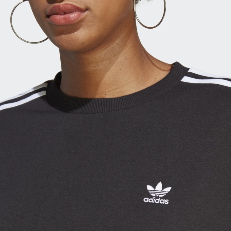 Camiseta Oversized Preta Adicolor Classics Da Adidas