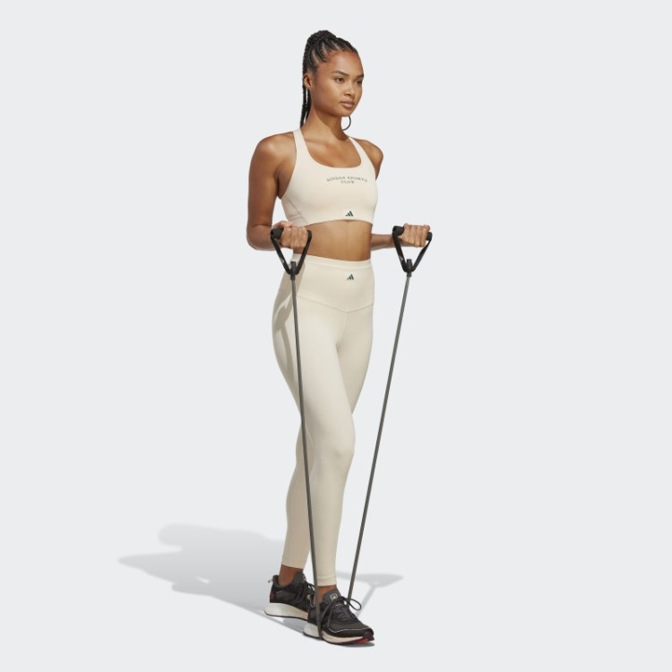 Leggings De Linho 7/8 Cintura Alta Clube Esportivo Adidas