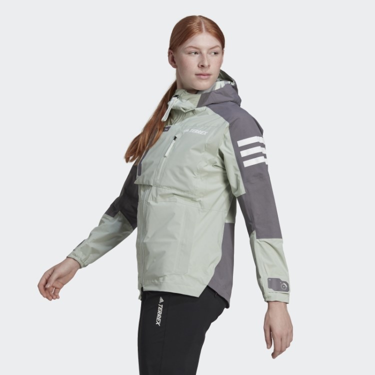 Adidas Terrex Xploric Rain.rdy Jaqueta De Trilha Cinza