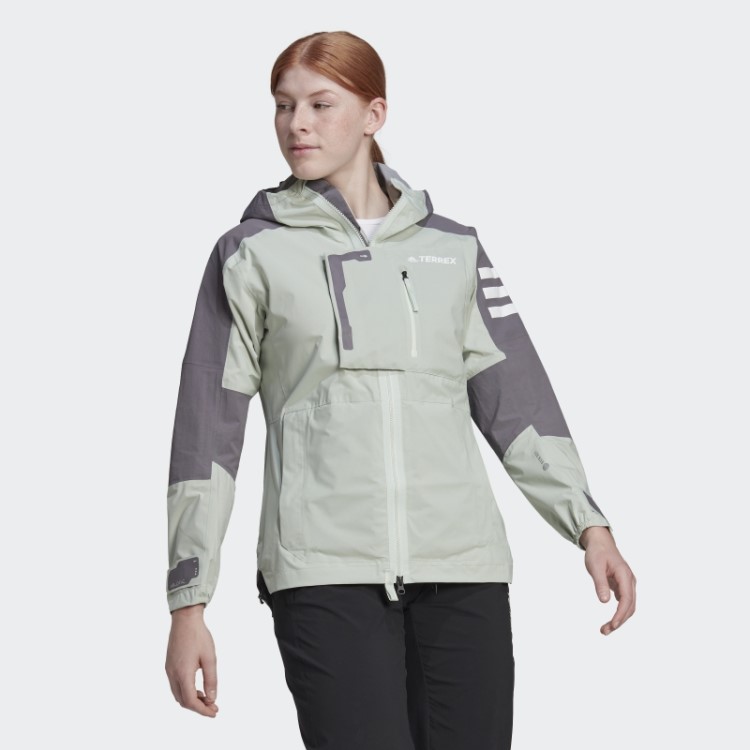 Adidas Terrex Xploric Rain.rdy Jaqueta De Trilha Cinza