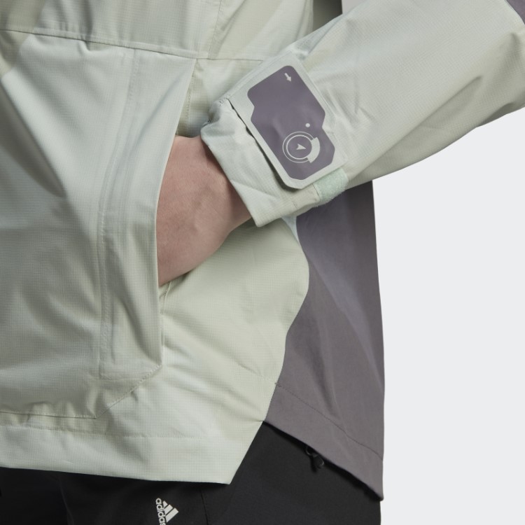 Adidas Terrex Xploric Rain.rdy Jaqueta De Trilha Cinza