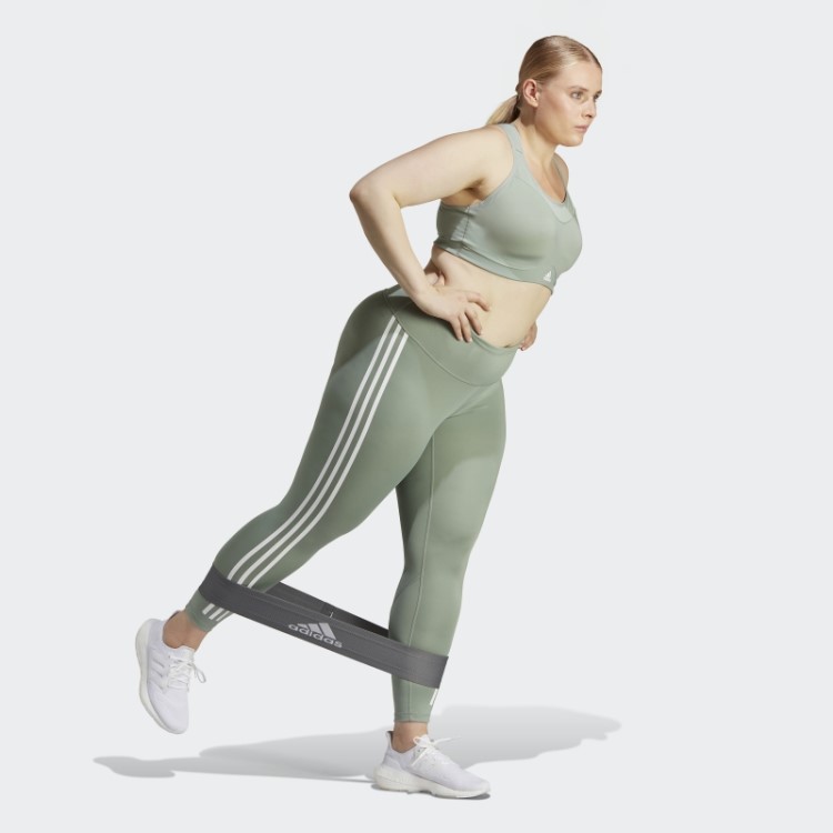 Sutiã Verde Prateado Adidas Tlrd Impact Training De Alto Suporte (tamanho Grande) Quente