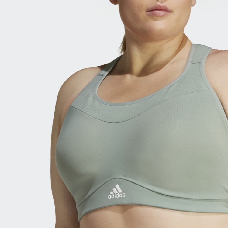 Sutiã Verde Prateado Adidas Tlrd Impact Training De Alto Suporte (tamanho Grande)
