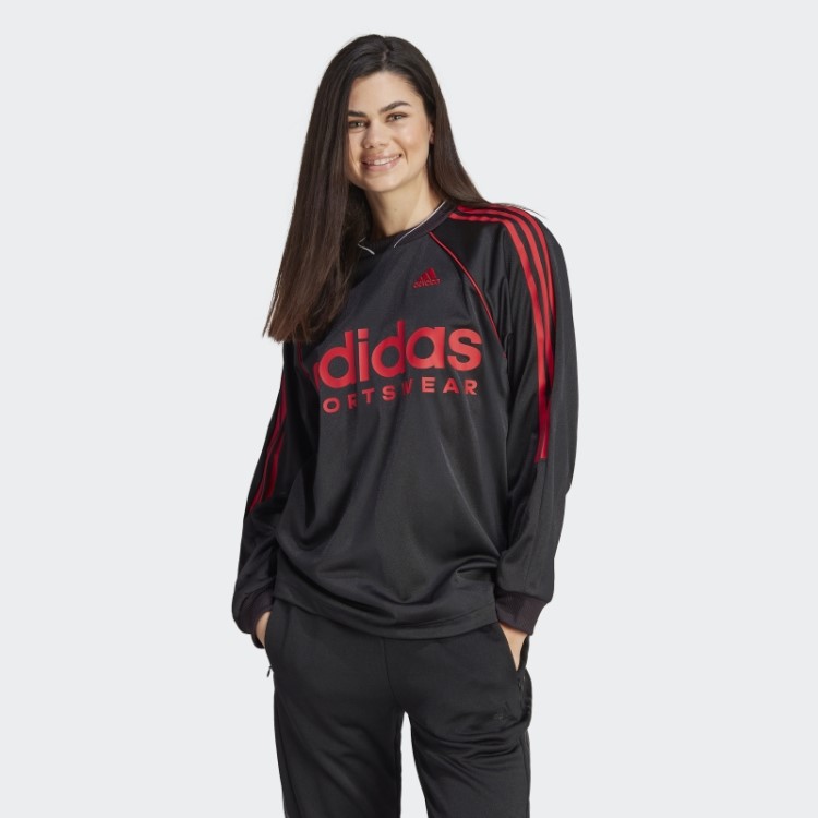 Adidas Jacquard Jersey De Manga Longa Branco