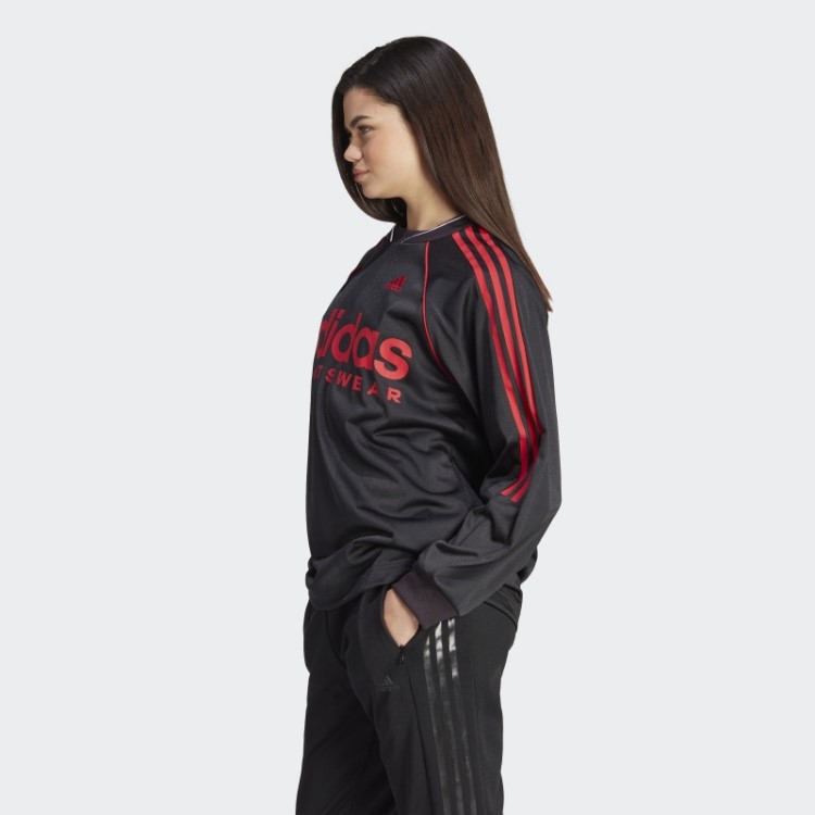 Adidas Jacquard Jersey De Manga Longa Branco