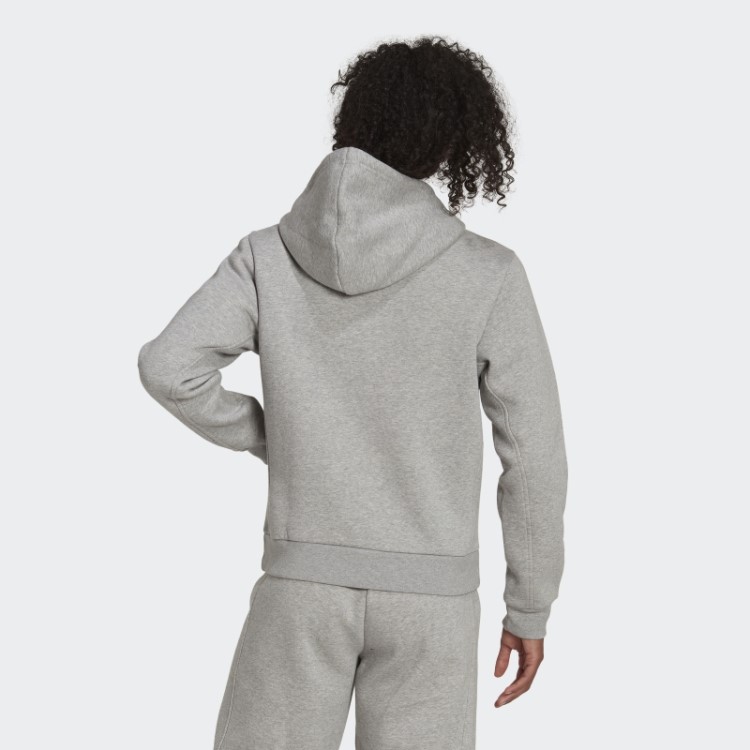 Moletom Com Capuz De Lã Adidas All Szn Cinza Médio