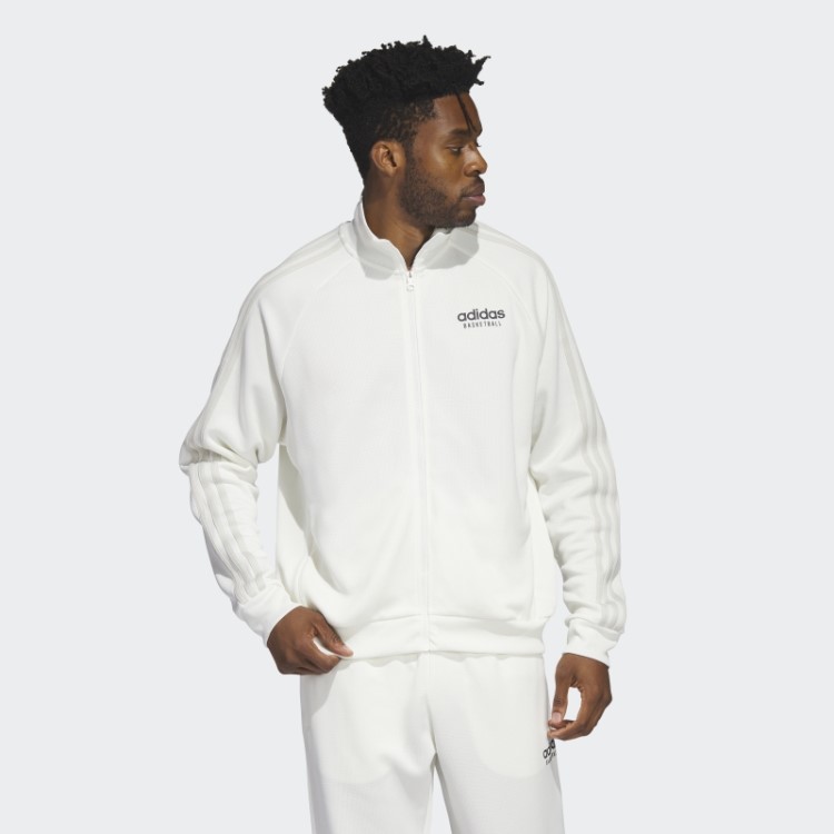 Adidas Basquete Select Jaqueta Branca