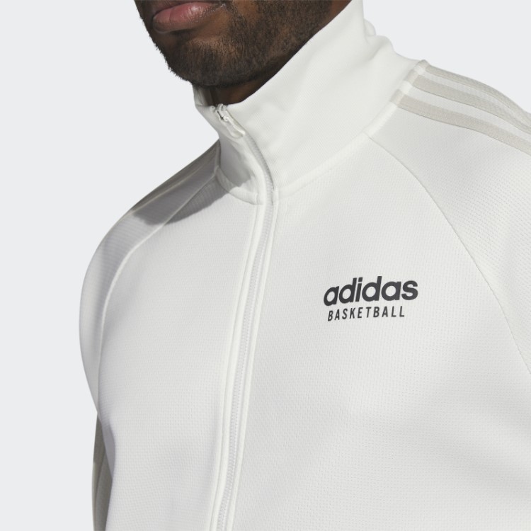 Adidas Basquete Select Jaqueta Branca