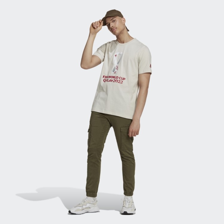 Camiseta Estampada Adidas Fifa World Cup 2022 Talco