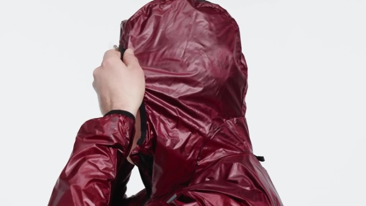Jaqueta Vermelha Techrock Três Em Um Com Capuz E Vento Adidas