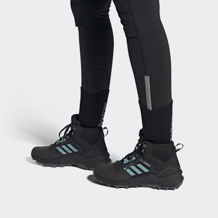 Tênis De Caminhada Terrex Swift R3 Mid Gore-tex Adidas Preto