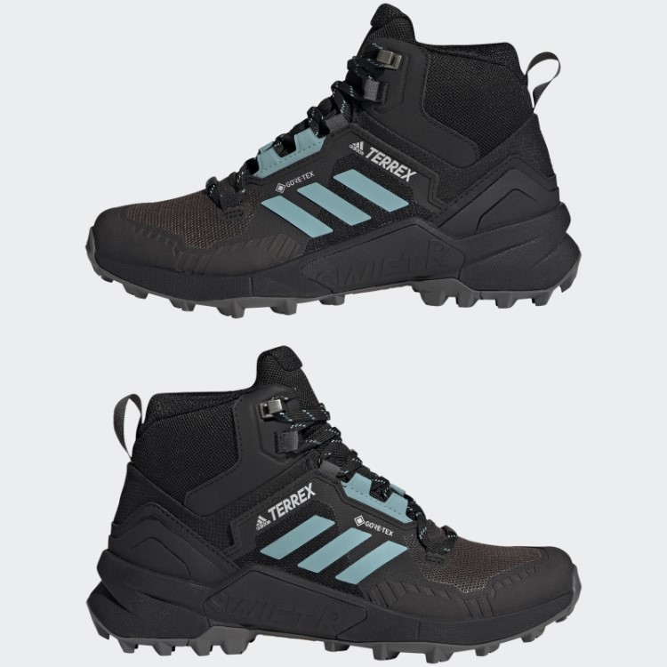 Tênis De Caminhada Terrex Swift R3 Mid Gore-tex Adidas Preto