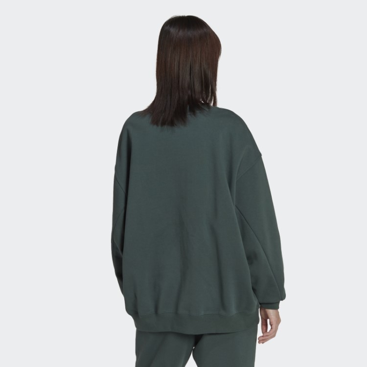 Moletom Oversized Adicolor Verde Mineral Adidas