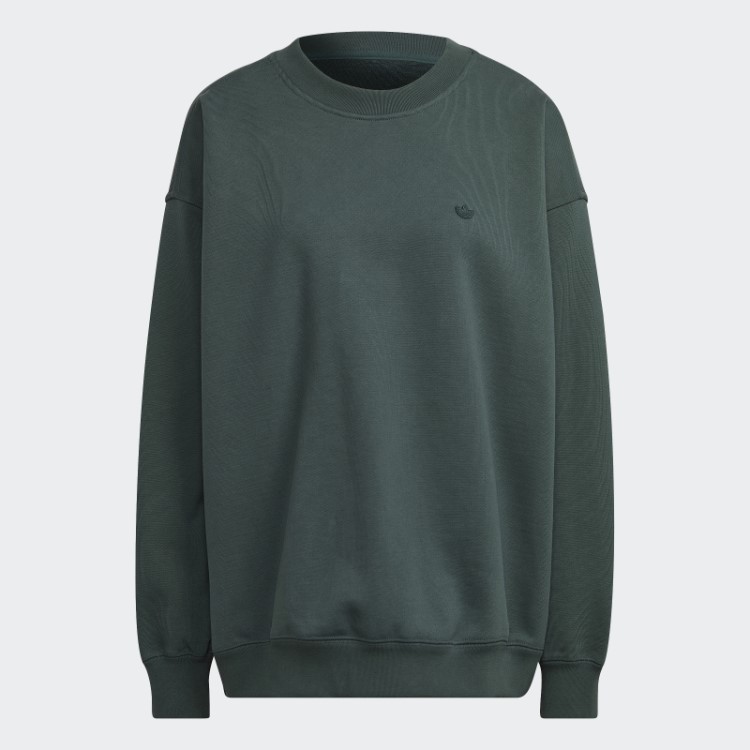 Moletom Oversized Adicolor Verde Mineral Adidas