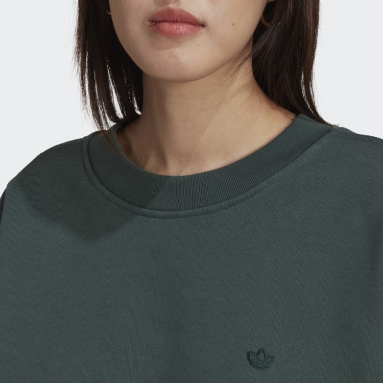 Moletom Oversized Adicolor Verde Mineral Adidas