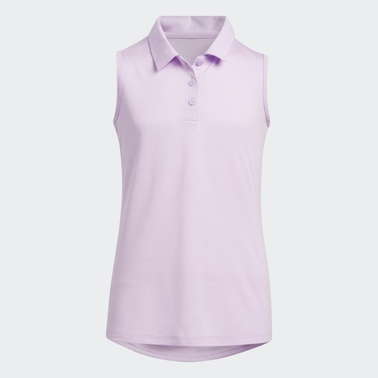 Camisa Pólo Sem Mangas De Golfe Heat.rdy Lilás Adidas