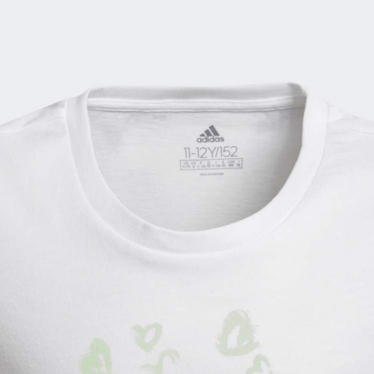 Camiseta Estampada Branca Adidas Hot
