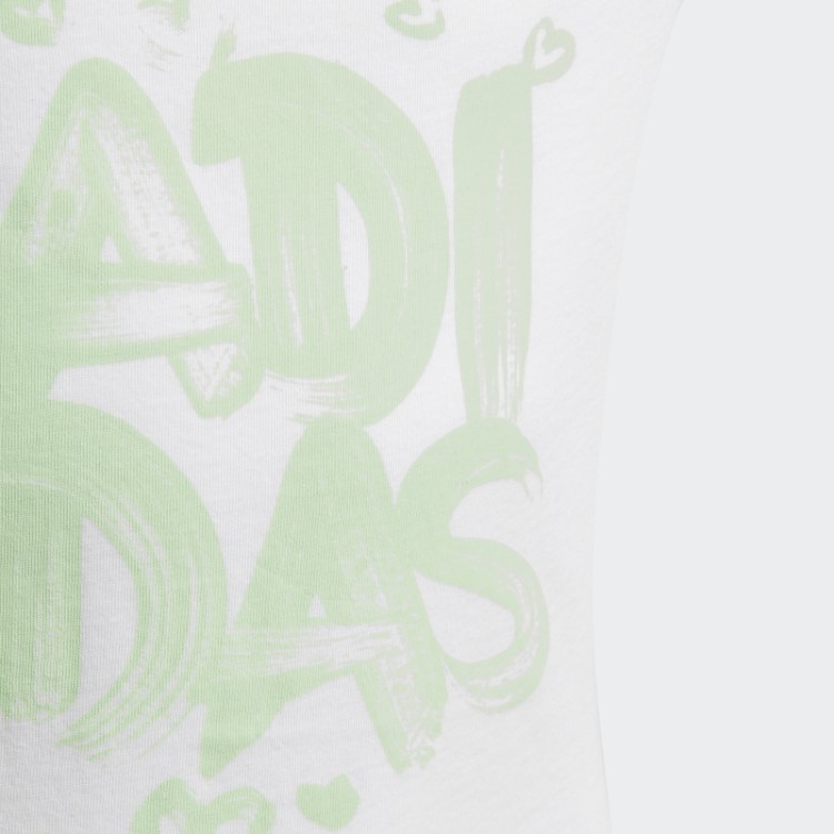 Camiseta Estampada Branca Adidas Hot
