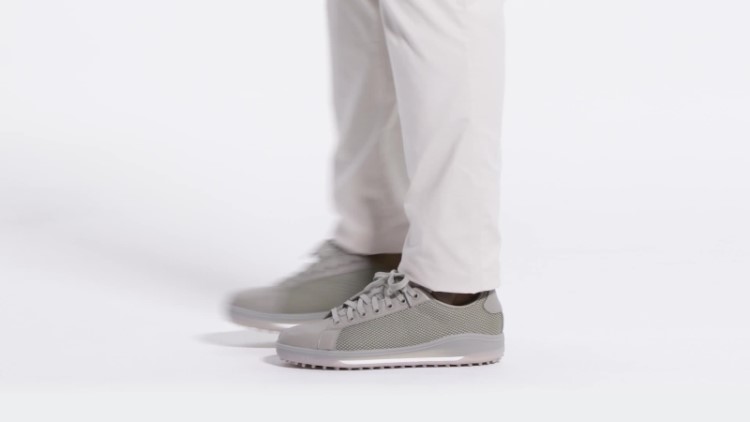 Sapato De Golfe Adidas Go-to Spikeless 1 De Seixo De Prata