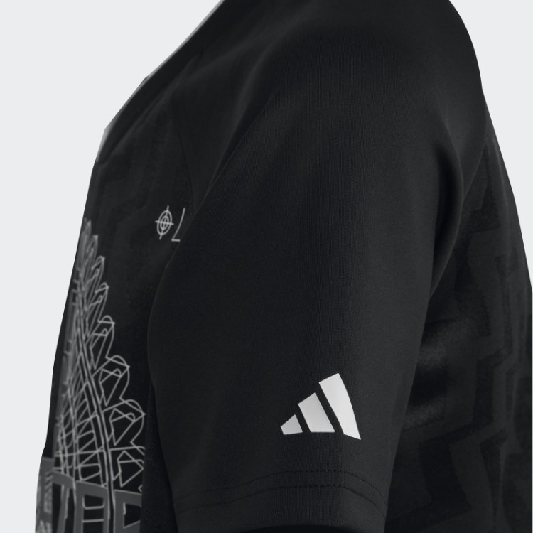 Camisa Predador Inspirada No Futebol Adidas Preta