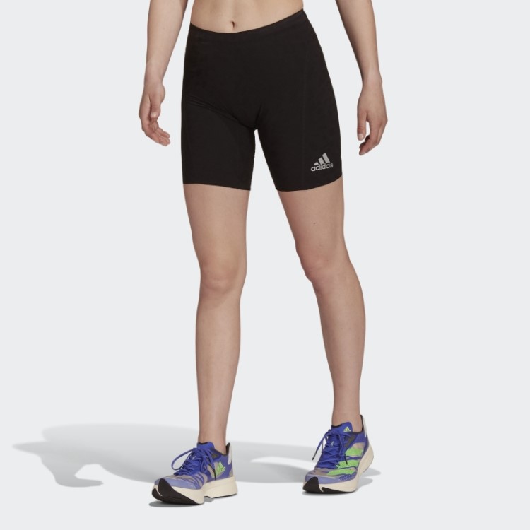 Leggings Curtas Running Adizero Primeweave Pretas Adidas