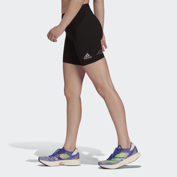 Leggings Curtas Running Adizero Primeweave Pretas Adidas