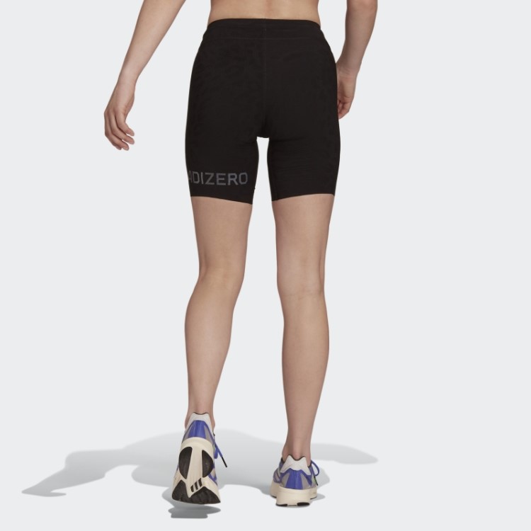 Leggings Curtas Running Adizero Primeweave Pretas Adidas