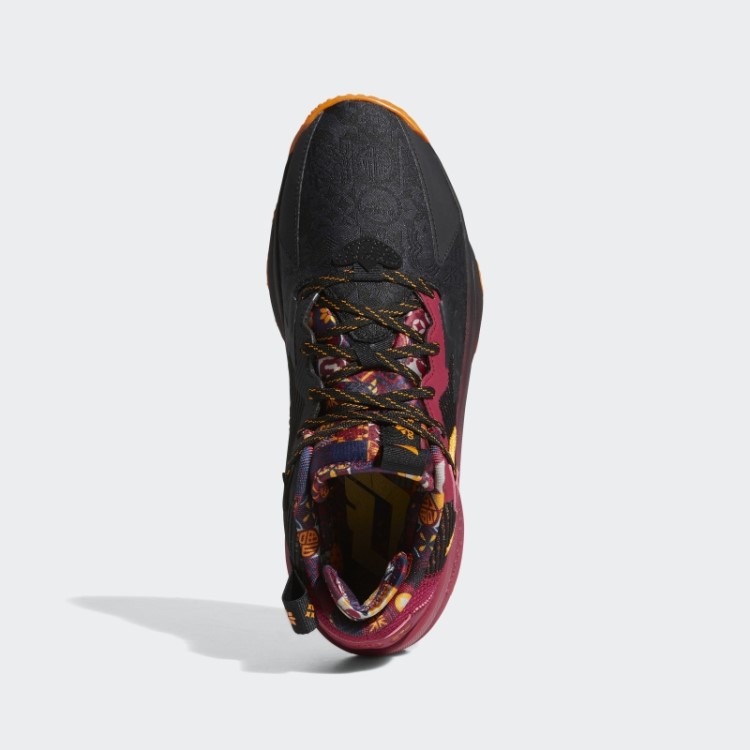 Dame 8 Made In China Tênis De Basquete Preto Adidas