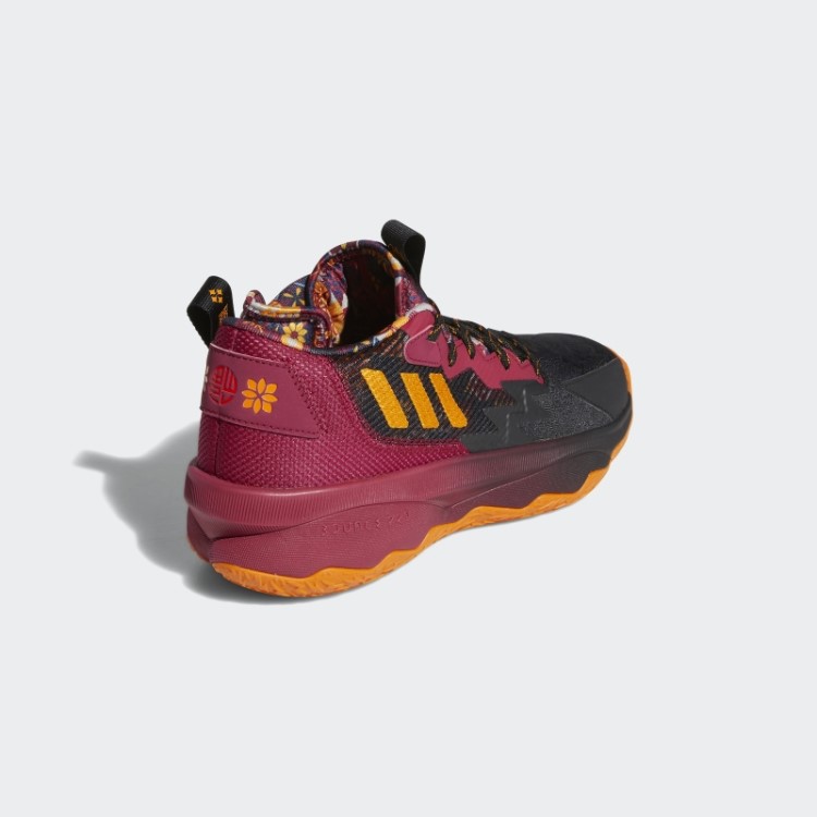 Dame 8 Made In China Tênis De Basquete Preto Adidas