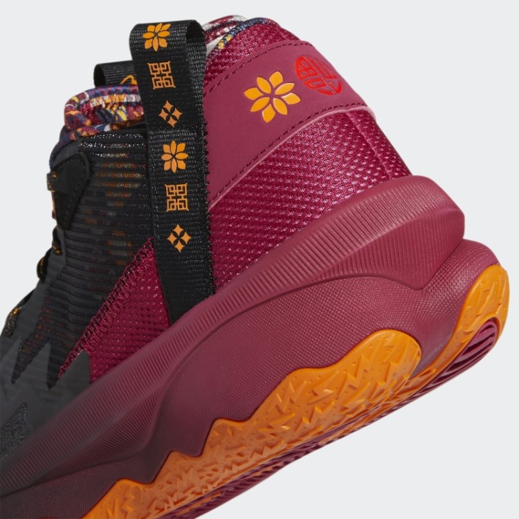 Dame 8 Made In China Tênis De Basquete Preto Adidas