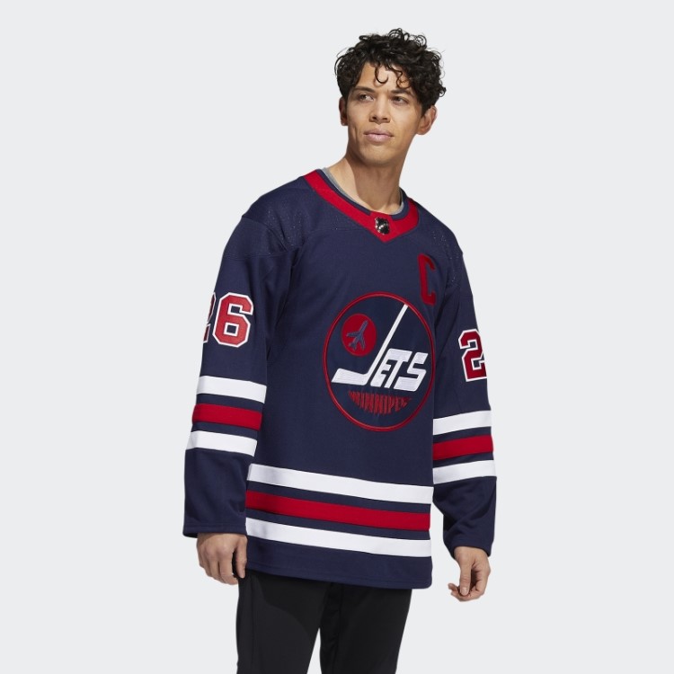 Navy 09 Ccm-sld Jets Wheeler Terceira Camisa Autêntica Adidas