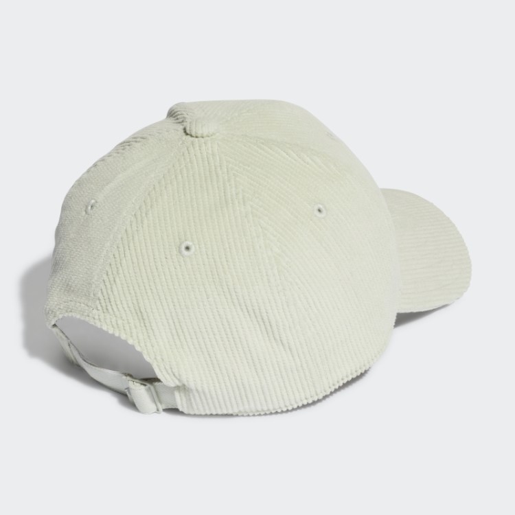 Boné Dad Verde De Veludo Cotelê Adidas
