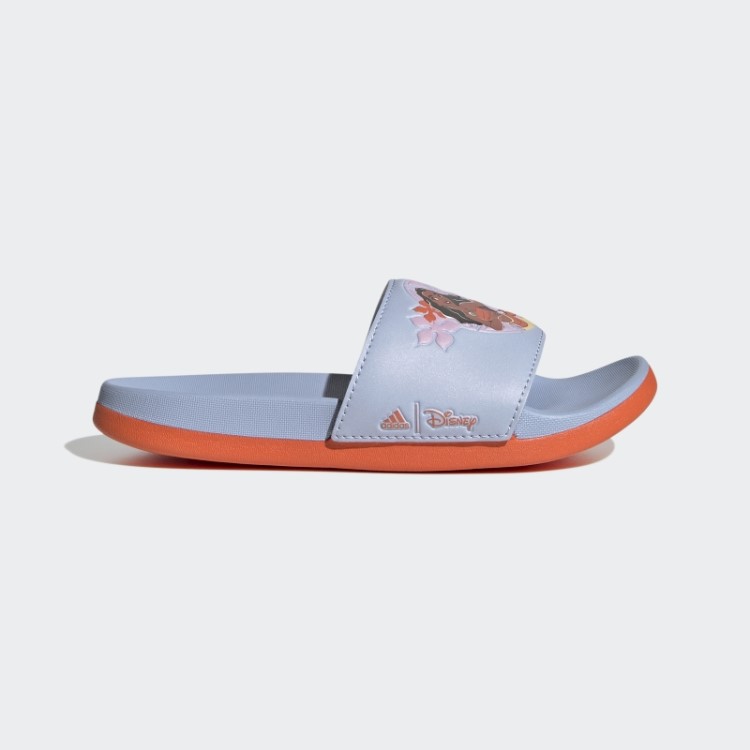 Adidas X Disney Adilette Comfort Moana Slides Hot Blue Dawn