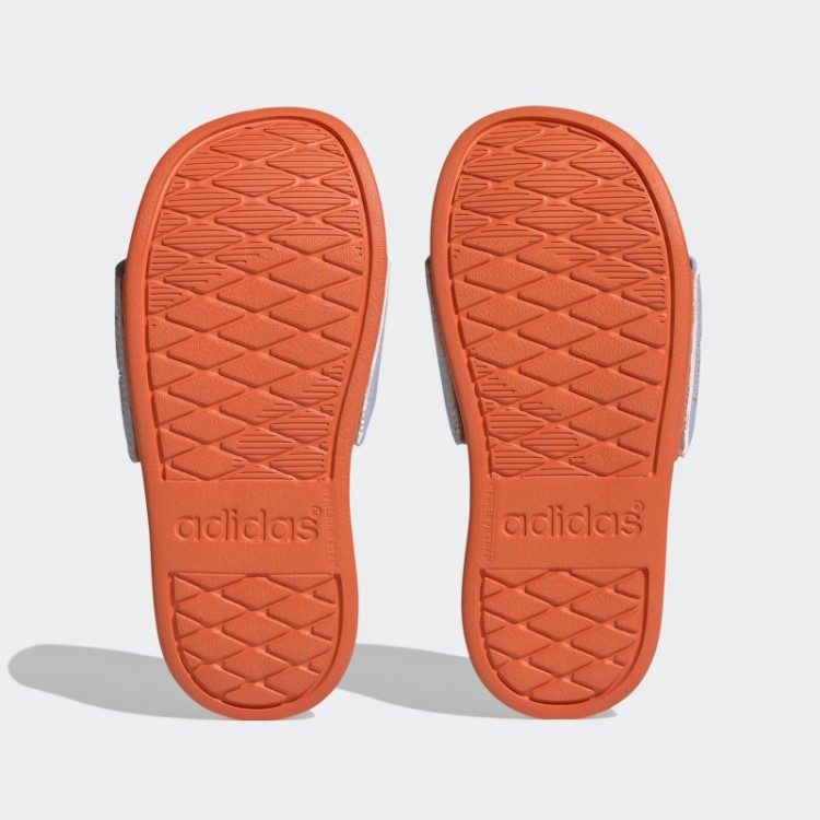 Adidas X Disney Adilette Comfort Moana Slides Hot Blue Dawn