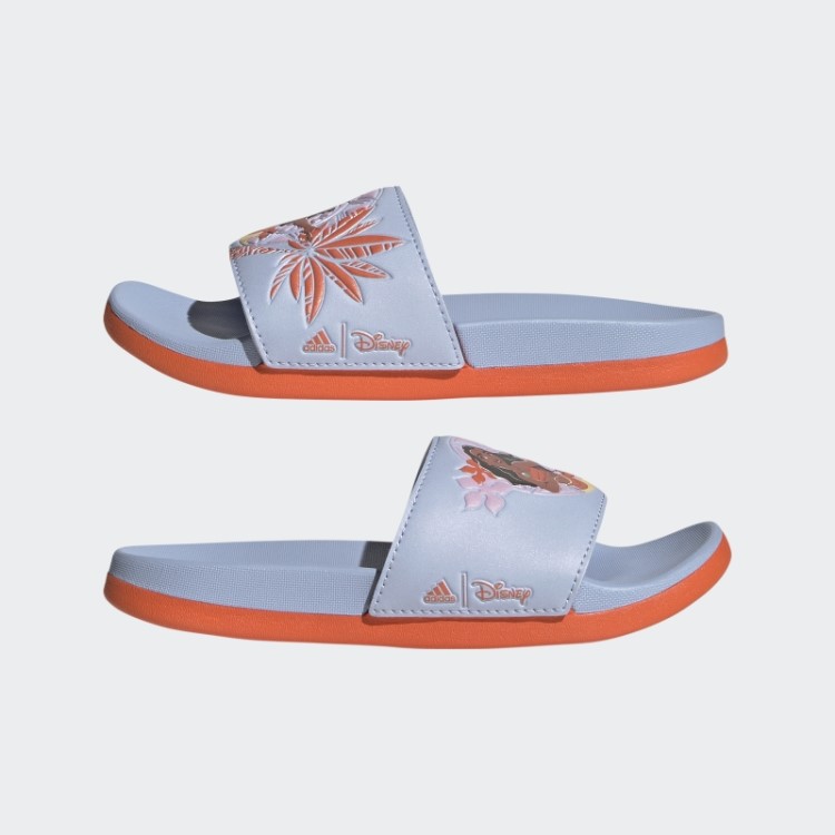 Adidas X Disney Adilette Comfort Moana Slides Hot Blue Dawn