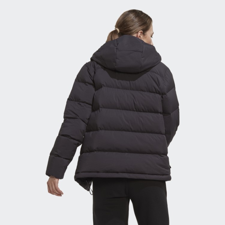 Adidas Helionic Jaqueta Preta Com Capuz