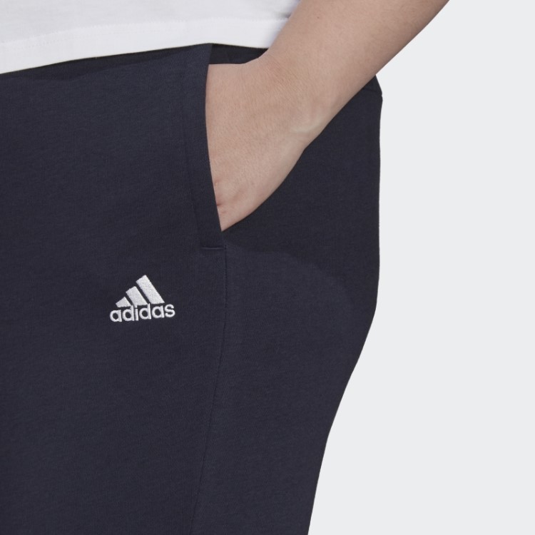 Calças Com Logotipo French Terry Essenciais (tamanho Grande) Adidas Ink