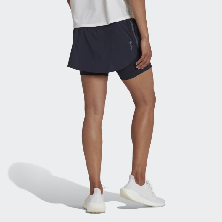 Adidas Run Icons 3 Listras Running Skort Ink