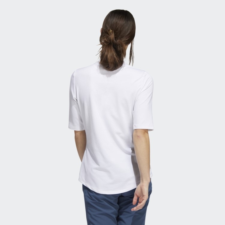 Essentials Mock Camisa Polo Adidas Branca