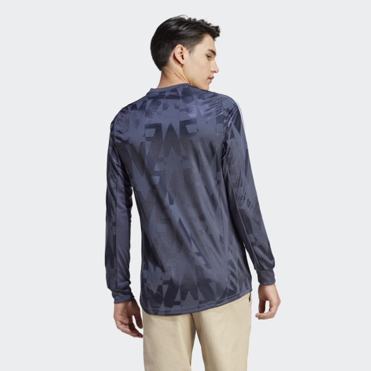 Camisa De Manga Longa Tiro Adidas Navy