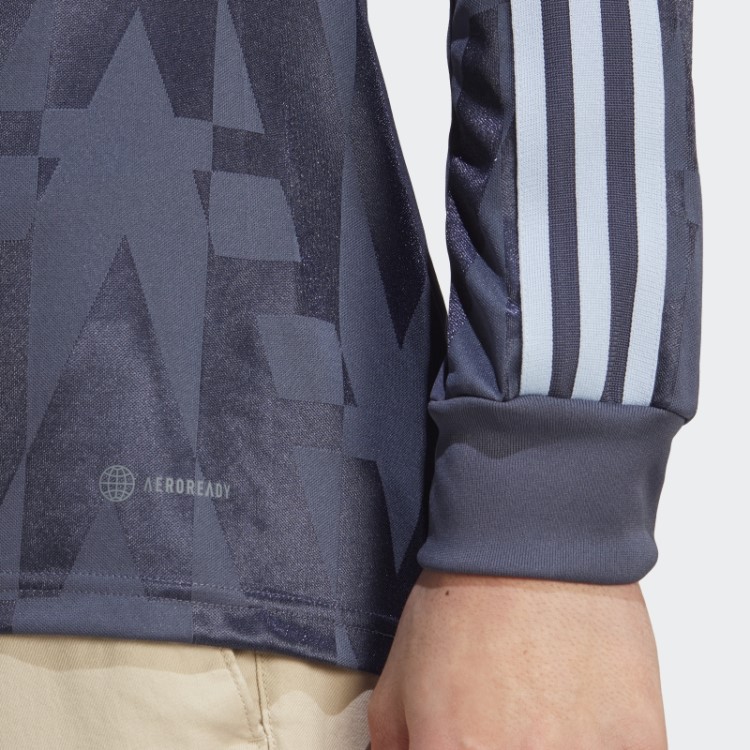 Camisa De Manga Longa Tiro Adidas Navy