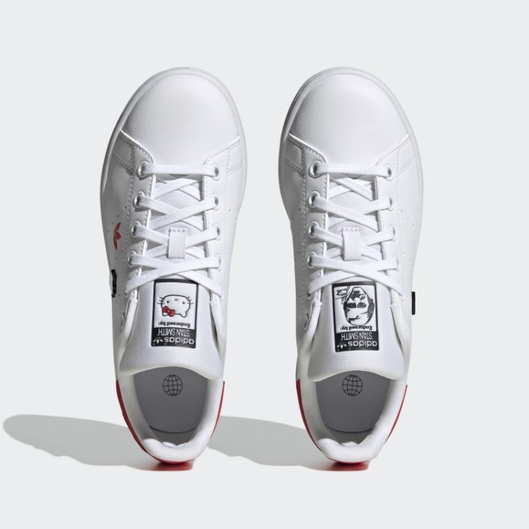 Sapatos Vermelhos Da Moda Adidas Stan Smith