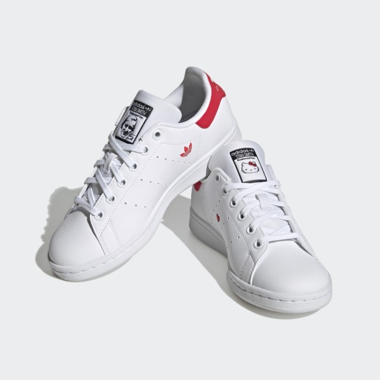 Sapatos Vermelhos Da Moda Adidas Stan Smith