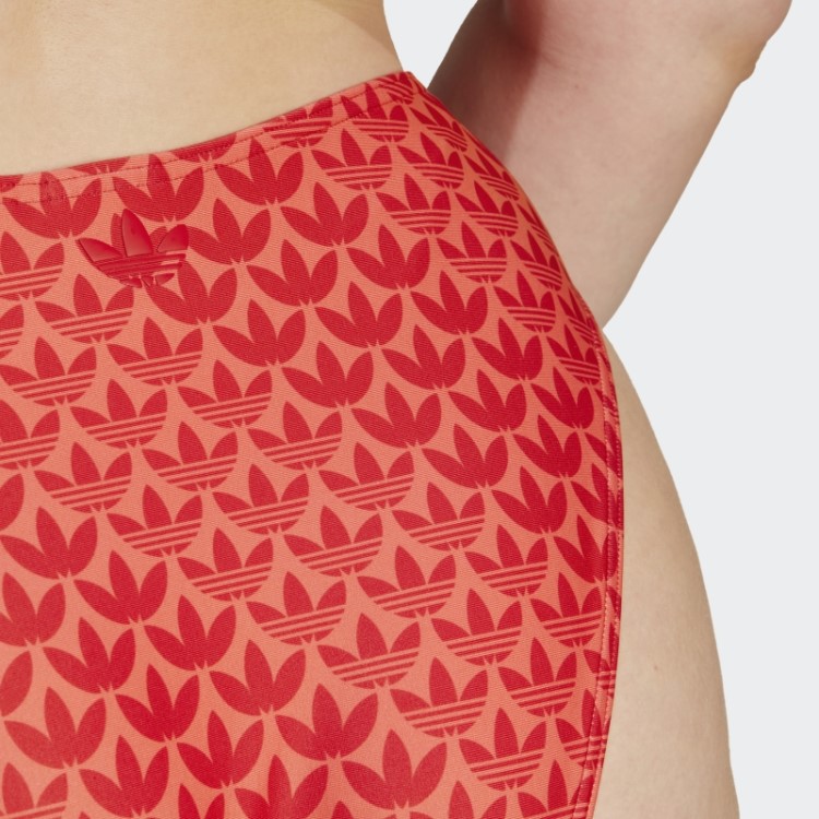 Cueca De Biquíni Vermelho Adidas Originals Com Monograma (tamanho Grande)
