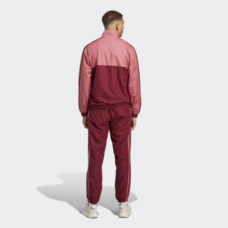 Adidas Vermelho 1/4 Zip Agasalho Tecido