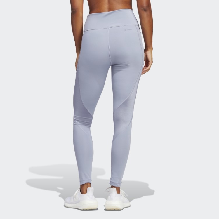 Leggings 7/8 De Alta Intensidade Adidas Silver Violet Train Essentials