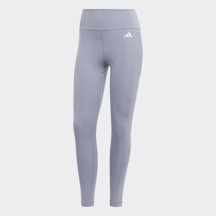 Leggings 7/8 De Alta Intensidade Adidas Silver Violet Train Essentials