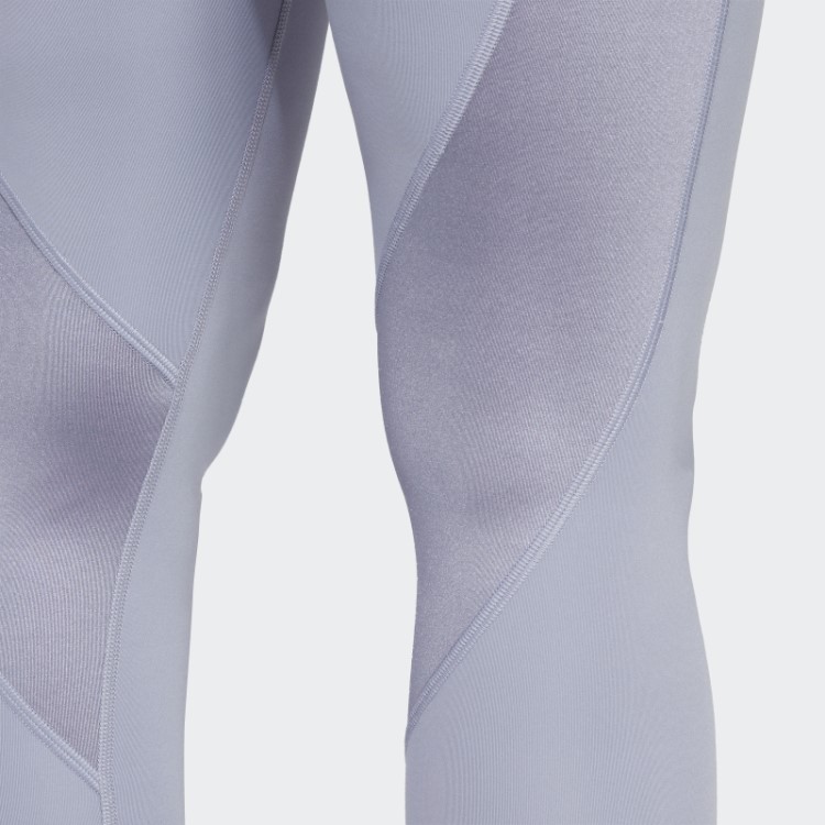 Leggings 7/8 De Alta Intensidade Adidas Silver Violet Train Essentials