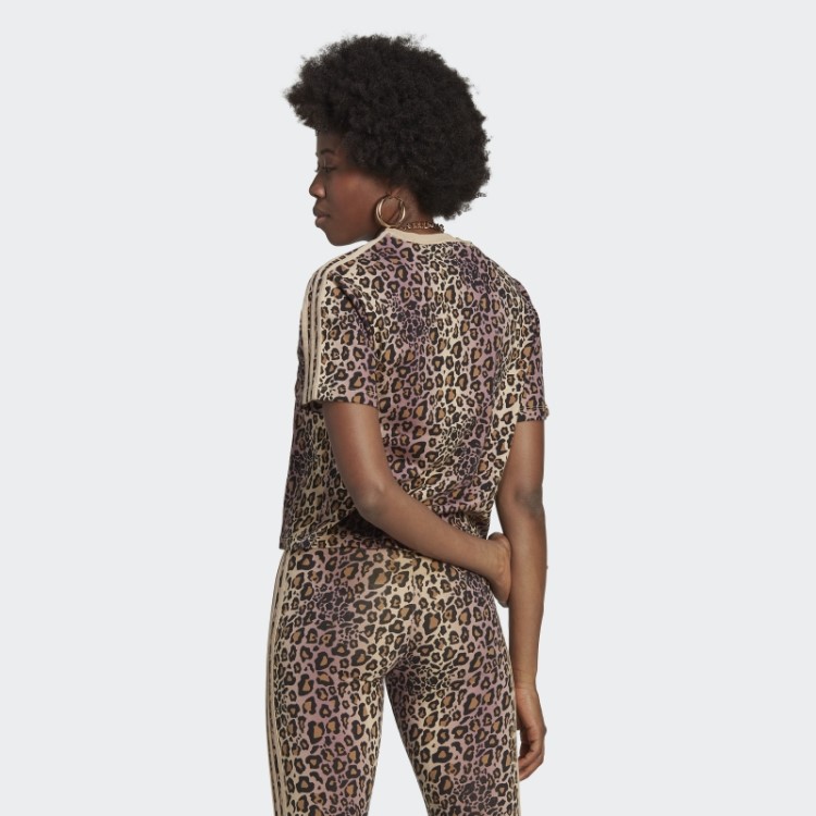 Camiseta Preta Com Estampa Allover Adidas
